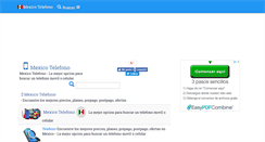 Desktop Screenshot of mexicotelefono.com